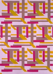 Motiv från Nouvelles Compositions Decoratives, slutet av 1920-talet (pochoirtryck)